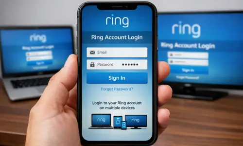 Ring Account Login to Several Devices